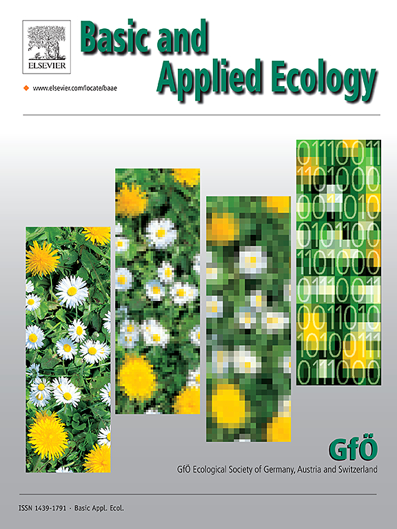 Go to journal home page - Basic and Applied Ecology